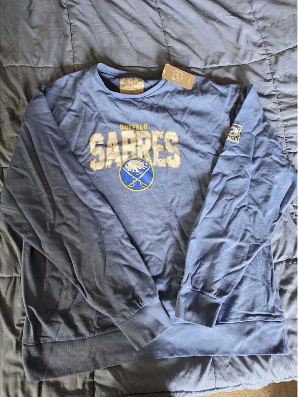 Calhoun Buffalo Sabres Sweatshirt Men's Size XXL Blue